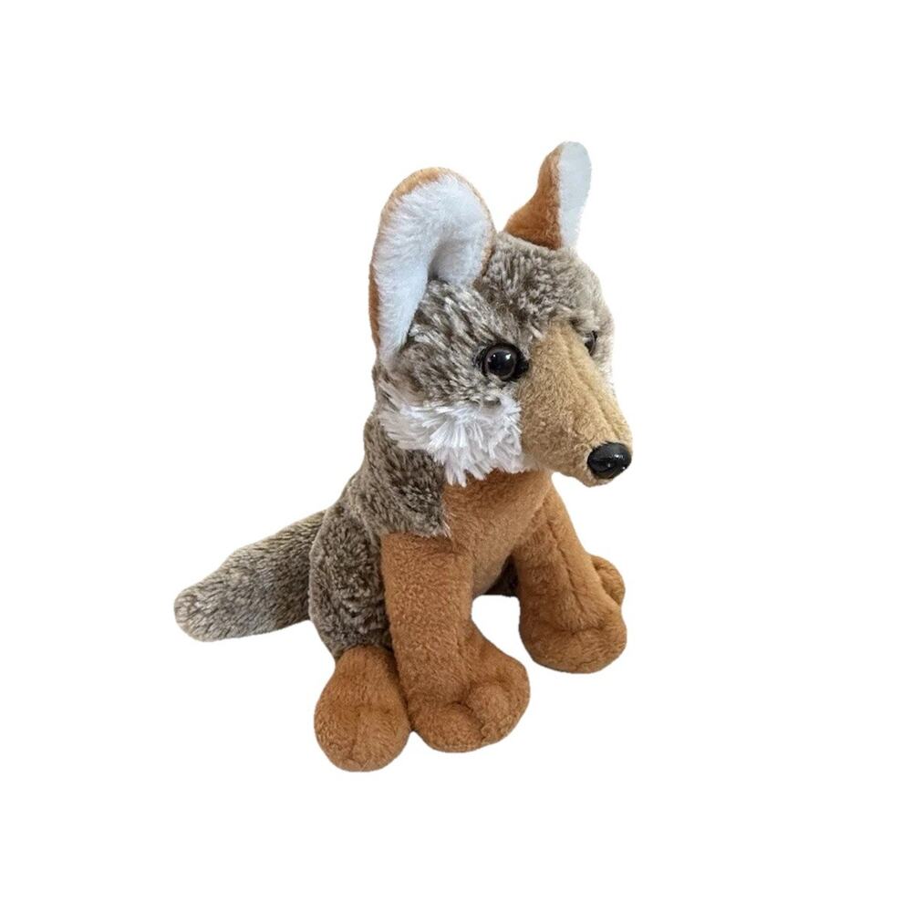 Fox Plush Realistic Stuffed Animal Toy By Wildlife Artists Sitting, 10" EUC